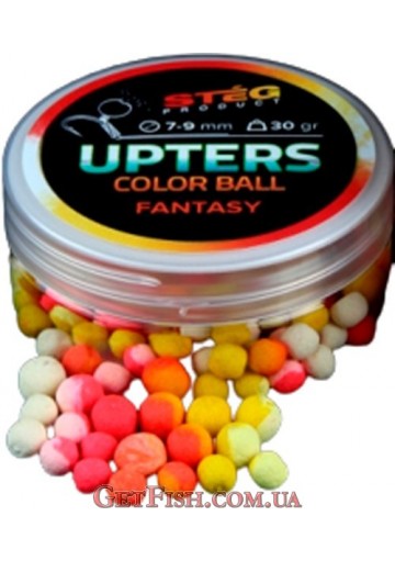 Бойлы Steg Upters Color Ball Лимонное печенье (Fantasy) 7-9мм 30гр