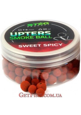 Бойлы Steg Upters Smoke Ball Сладкие специи (Sweet Spicy) 7-9мм 30гр
