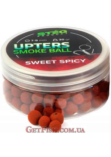 Бойлы Steg Upters Smoke Ball Сладкие специи (Sweet Spicy) 7-9мм 30гр
