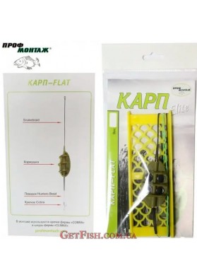 Снасть Профмонтаж Короп-флет 1 гачок на лидкорі 50g