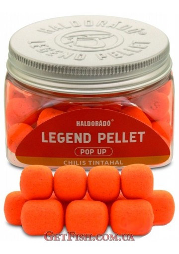 Пелет Haldorado LEGEND PELLET плаваючий 12,16мм - Чілі-кальмар