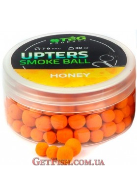 Бойли Steg Upters Smoke Ball Мед (Honey) 7-9мм 30гр