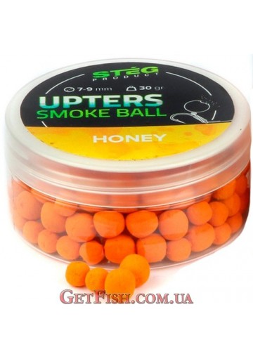 Бойли Steg Upters Smoke Ball Мед (Honey) 7-9мм 30гр