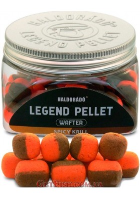 Вафтер Haldorado LEGEND PELLET 12,16мм - Специи Криль 50гр