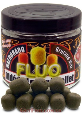 Пеллет Haldorádó Oldódó Fluo Lebegő Pellet Brutális Máj (Жестокая печень)
