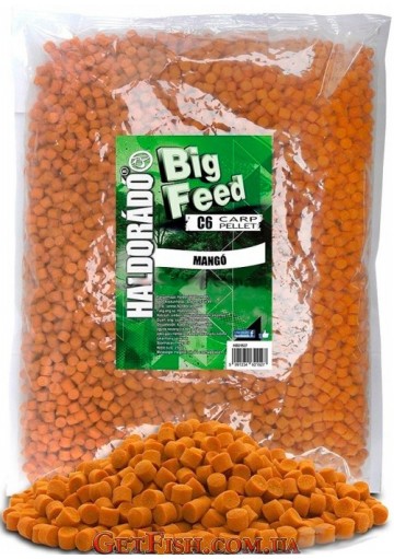 Пеллет Big Feed - C6 Pellet 6 mm - Mangó (Манго) 2500гр