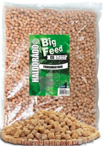 Пелет Big Feed - C6 Pellet 6 mm - Tigrismogyoró (Тигровий оріх) 2500гр