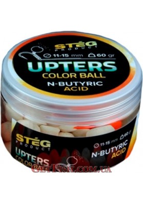 Бойлы Steg Upters Color Ball Кислота (N-BUTYRIC ACID) 11-15мм 60гр