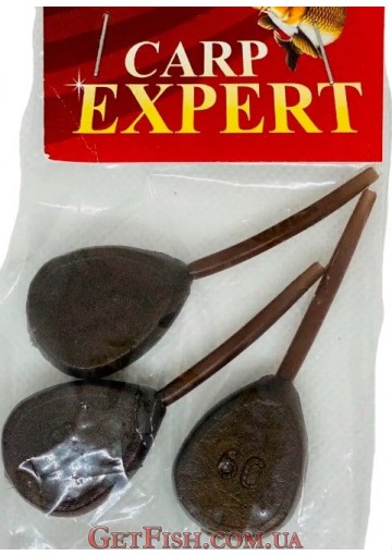 Грузило Carp Expert Inline Плоский 100g (3шт)