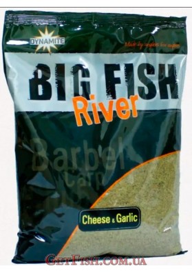 Прикормка Dynamite Baits Big Fish River Cheese & Garlic 1.8kg