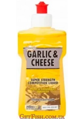 Ліквід Dynamite Baits XL Liquid 250ml - Garlic & Cheese 250ml