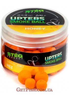 Бойлы Steg Upters Smoke Ball Мёд (Honey) 11-15мм 60гр
