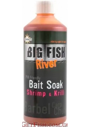 Ліквід Dynamite Baits Big Fish River Aroma-Shrimp & Krill 500ml