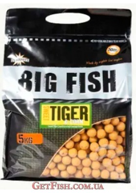 Бойлы Dynamite Baits Big Fish Sweet Tiger & Corn Boilie - Édes Tigrismogyoró & Kukorica Bojli 20mm 5kg