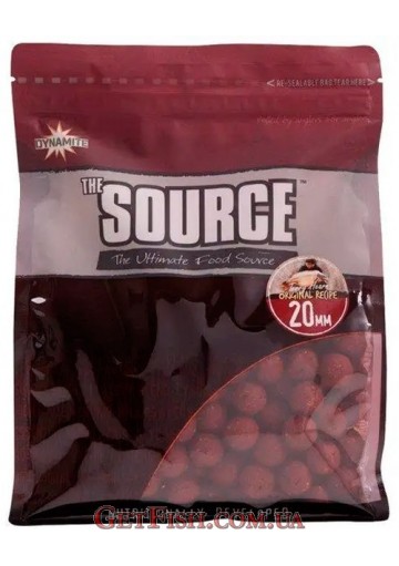 Бойлы тонущие Dynamite Baits Bojli "THE SOURCE" 20mm 5kg