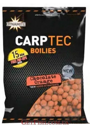 Бойли тонучі Dynamite Baits CarpTec Choco Orange Bojli - Etető Bojli 15mm 1,8kg