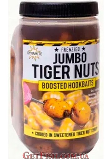 Тигровий горіх Dynamite Baits Frenzied Jumbo Tiger Nuts - Főtt Mega Tigrismogyoró 500ml