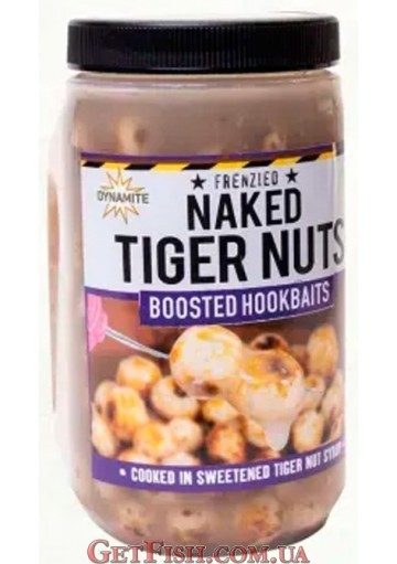 Тигровий горіх Dynamite Baits Frenzied Naked Tiger Nuts - Hántolt Főtt Tigrismogyoró 500ml