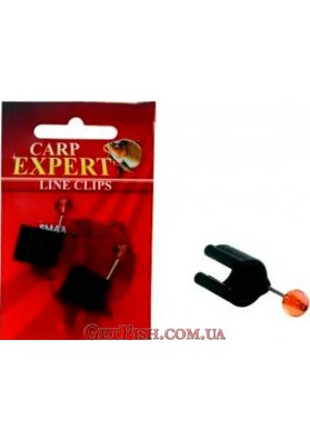 Клипса Carp Expert на удилище для лески Line Clips 14 мм 2шт