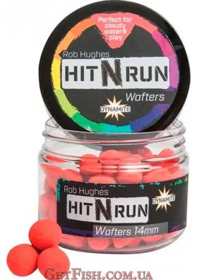 Бойлы Dynamite Baits Hit n Run Wafter - Red 14mm