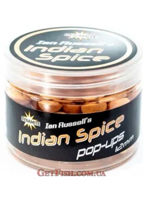 Бойлы Dynamite Baits IR Indian Spicy Pop Ups - Indiai Fűszeres Pop-Up Csali 12mm