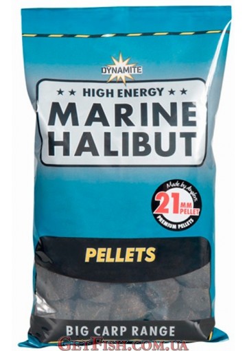 Пелет Dynamite Baits Marine Halibut Pellet 21mm