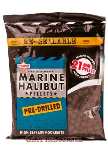 Пелет Dynamite Baits Marine Halibut Pellet Furt 21mm 350g