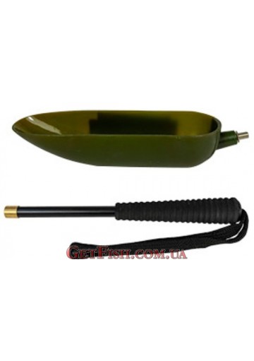 Лопата 30см Carp Expert с ручкой для закидывания прикормки