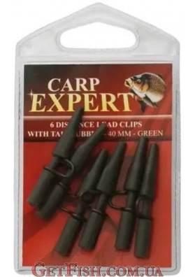 Безпечна кліпса Carp Expert 45мм olive 6шт.