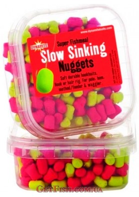 Пелет Dynamite Baits Nuggets Slow Sinking Halas Piros/Sárga 3мм