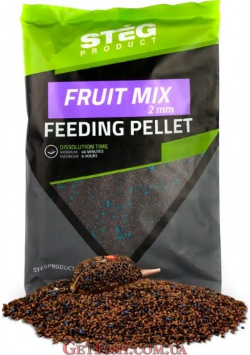 Пелет Steg Фруктовый микс (FRUIT MIX) 2мм 800гр