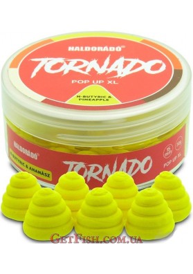 Бойлы Haldorádó TORNADO Pop Up XL 15 mm - N-Butyric & Ananász - Кислота-ананас