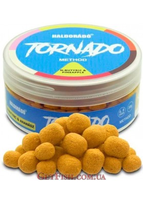 Бойлы Haldorádó TORNADO Method 6-8 mm - N-Butyric & Ananász - Кислота-ананас