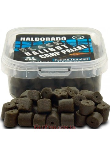 Короп пелет Haldorádó Red Halibut Carp Pellet 8 mm Fekete Tintahal (Чорний кальмар)