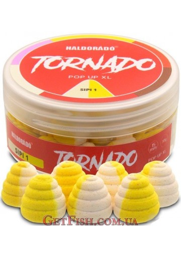 Бойлы Haldorádó Торнадо Pop Up XL 15мм (Лимон М'ята) 30гр.