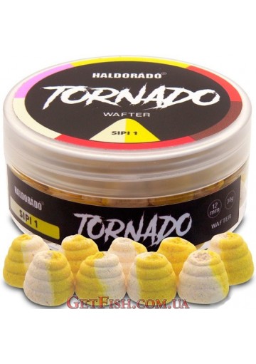 Бойли Haldorado TORNADO Wafter Sipi 1 12 мм (Лимон М'ята) 30гр.