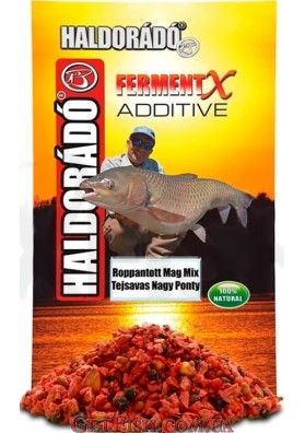Ферментированая добавка Haldorádó FermentX Additive - Roppantott Mag Mix Tejsavas Nagy Ponty (Карп) 0,4кг