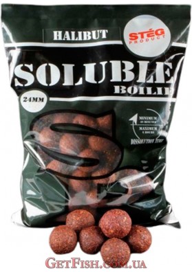 Бойлы Steg Soluble Boilie Шоколад Печень 24 mm 1kg