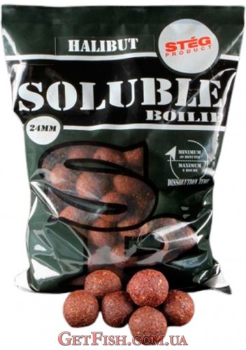 Бойлы Steg Soluble Boilie Шоколад Печень 24 mm 1kg